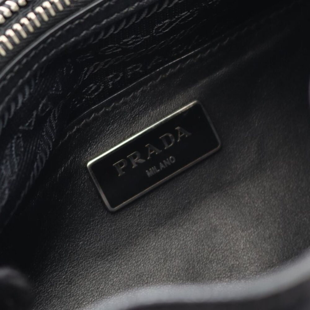 Prada Triangle Logo Leather Backpack - image 4